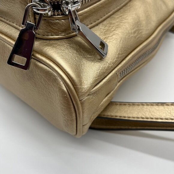 I.N.C. International Concepts Metallic Gold Farrah Backpack - Picture 7 of 12